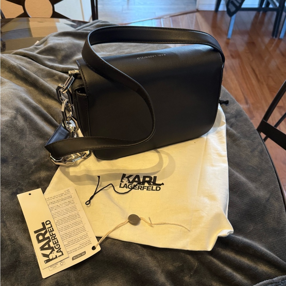 Karl Lagerfeld Black Crossbody Bag
